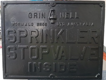 Sprinkler Stop Valve